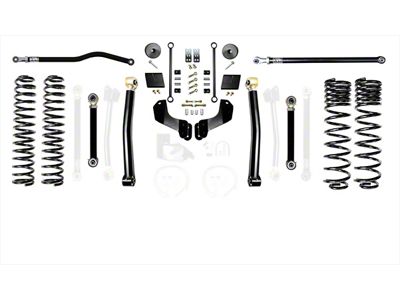 EVO Manufacturing 2.50-Inch Enforcer Stage 3 Overland Suspension Lift Kit with Front and Rear Track Bars (20-24 3.6L Jeep Gladiator JT)