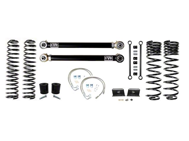 EVO Manufacturing 2.50-Inch Heavy Duty Enforcer Stage 2 Suspension Lift Kit (20-24 3.6L Jeep Gladiator JT)