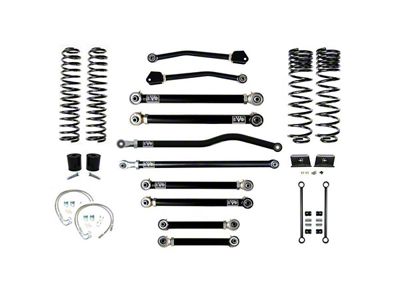EVO Manufacturing 2.50-Inch Heavy Duty Enforcer Stage 4 Suspension Lift Kit with Front and Rear Track Bars (20-24 3.6L Jeep Gladiator JT)