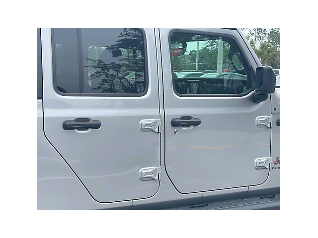 Door Handle Protector Inserts; Textured Black (20-23 Jeep Gladiator JT)