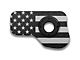 Gas Cap Holder Insert; Black and White American Flag (20-24 Jeep Gladiator JT)