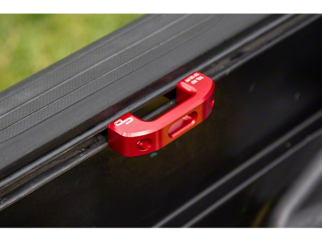 Charvonia Design Rail Tie-Down Anchors; Red (20-23 Jeep Gladiator JT)