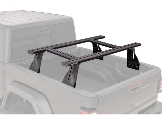 Rhino-Rack Reconn-Deck 2-Bar Bed System with 2-NS Bars (20-24 Jeep Gladiator JT w/ Trail Rail System)
