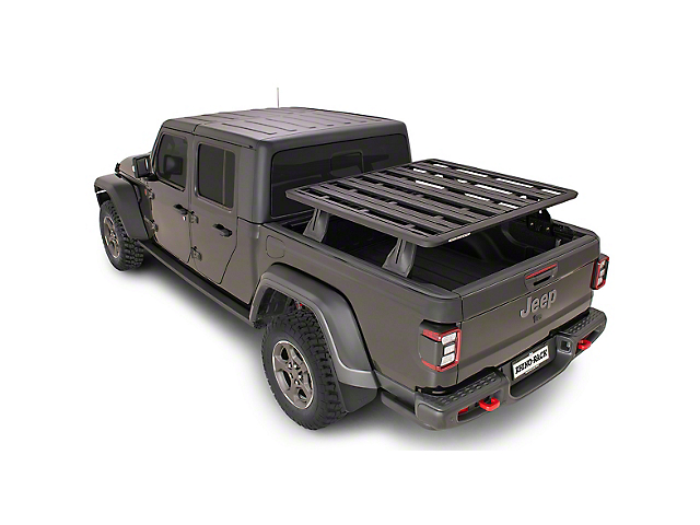 Rhino-Rack Reconn-Deck Pioneer Platform Bed System; 52-Inch x 56-Inch (20-23 Jeep Gladiator JT w/ Trail Rail System)