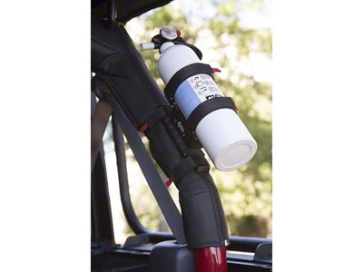 Rugged Ridge Elite Fire Extinguisher Holder (Universal; Some Adaptation May Be Required)