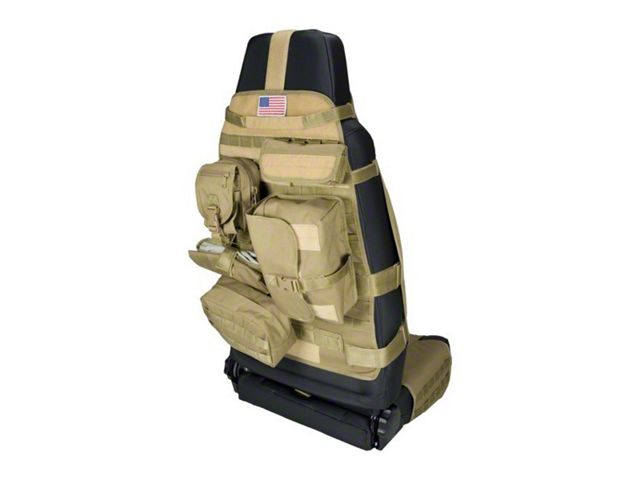 Rugged Ridge Front Cargo Seat Cover; Tan (Universal; Some Adaptation May Be Required)