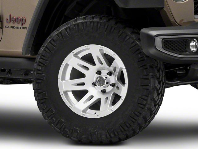 Rugged Ridge XHD Aluminum Silver Wheel; 17x9 (20-24 Jeep Gladiator JT)