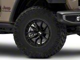 Rovos Wheels Sahara Satin Black Wheel; 17x9; -6mm Offset (20-26 Jeep Gladiator JT)