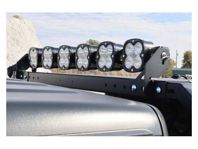 LoD Offroad Black Ops Bed Rack Light Bar Mount; Black Texture (20-24 Jeep Gladiator JT)