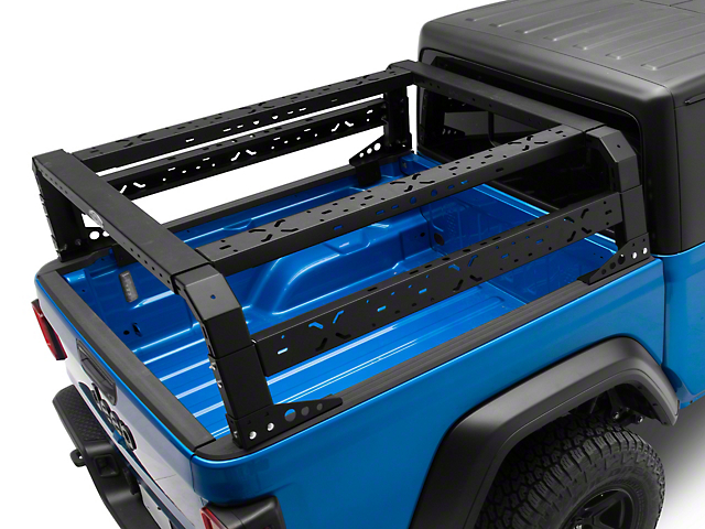 LoD Offroad Black Ops Bed Rack; Black (20-23 Jeep Gladiator JT)