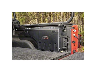 Rugged Ridge Armis Swing Case Storage; Passenger Side (20-23 Jeep Gladiator JT)