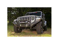 Rugged Ridge Spartan Front Bumper with High Clearance Ends and Over-Rider Hoop (20-24 Jeep Gladiator JT)