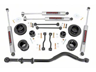 Rough Country 3.50-Inch Spacer Suspension Lift Kit with M1 Monotube Shocks (20-24 Jeep Gladiator JT)