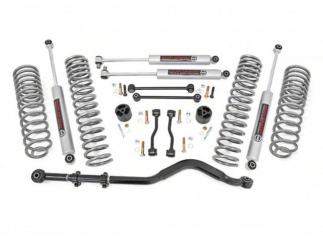 Rough Country 3.50-Inch Suspension Lift Kit with M1 Monotube Shocks (20-23 3.6L Jeep Gladiator JT)
