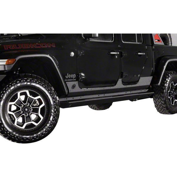 Hammerhead Bottom Door Trim; Wrinkle Black (20-23 Jeep Gladiator JT)