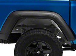 Body Armor 4x4 Rear Fender Liners; Textured Black (20-23 Jeep Gladiator JT)