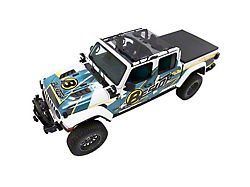 Bestop Sun Extended Safari-Style Bikini Top; Black Mesh (20-26 Jeep Gladiator JT)