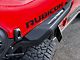Air Design Racer High Top Fender Flares with Mud Flaps and DRL; Satin Black (20-24 Jeep Gladiator JT)