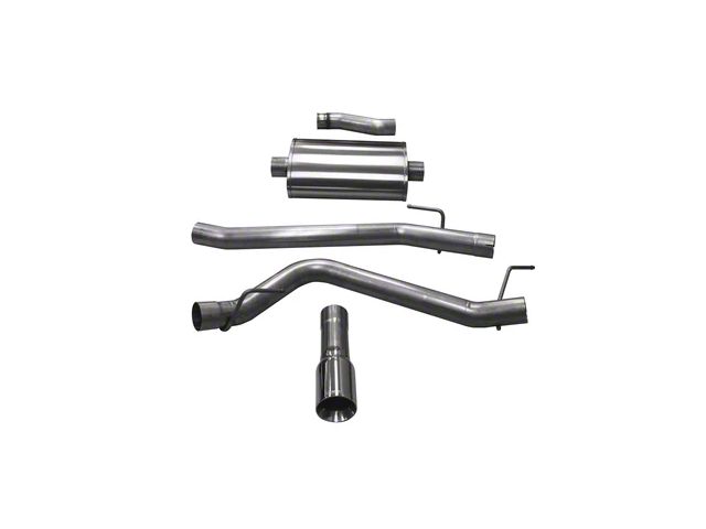 Corsa Performance Sport Single Exhaust System with Polished Tip; Side Exit (20-24 3.6L Jeep Gladiator JT)