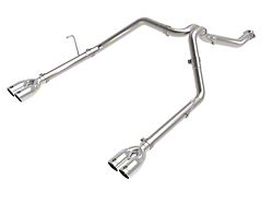 AFE Vulcan Series Dual Exhaust System with Polished Tips; Rear Exit (21-23 3.0L EcoDiesel Jeep Gladiator JT)