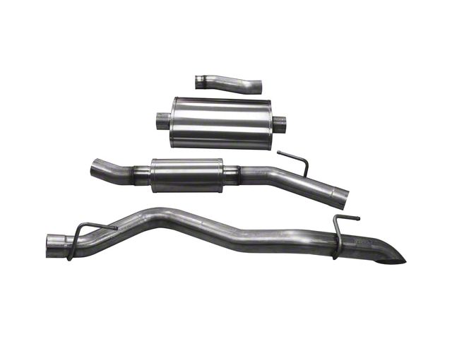 Corsa Performance Touring Single Exhaust System; Turn Down (20-24 3.6L Jeep Gladiator JT)