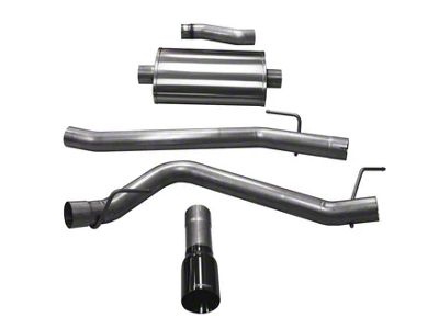 Corsa Performance Sport Single Exhaust System with Black Tip; Side Exit (20-23 3.6L Jeep Gladiator JT)