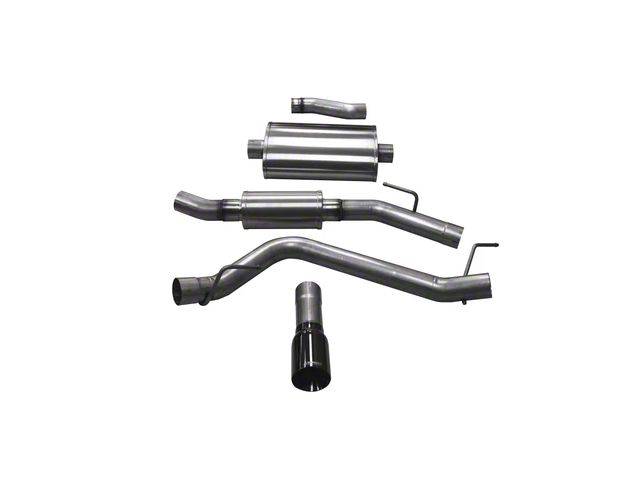 Corsa Performance Touring Single Exhaust System with Black Tip; Side Exit (20-24 3.6L Jeep Gladiator JT)