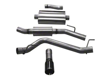 Corsa Performance Touring Single Exhaust System with Black Tip; Side Exit (20-23 3.6L Jeep Gladiator JT)