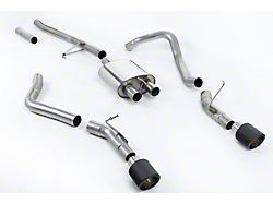 Milltek Dual Exhaust System with Carbon Fiber Tips; Side Exit (20-23 3.6L Jeep Gladiator JT)