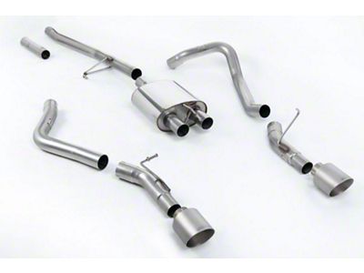 Milltek Dual Exhaust System with Titanium Tips; Side Exit (20-24 3.6L Jeep Gladiator JT)