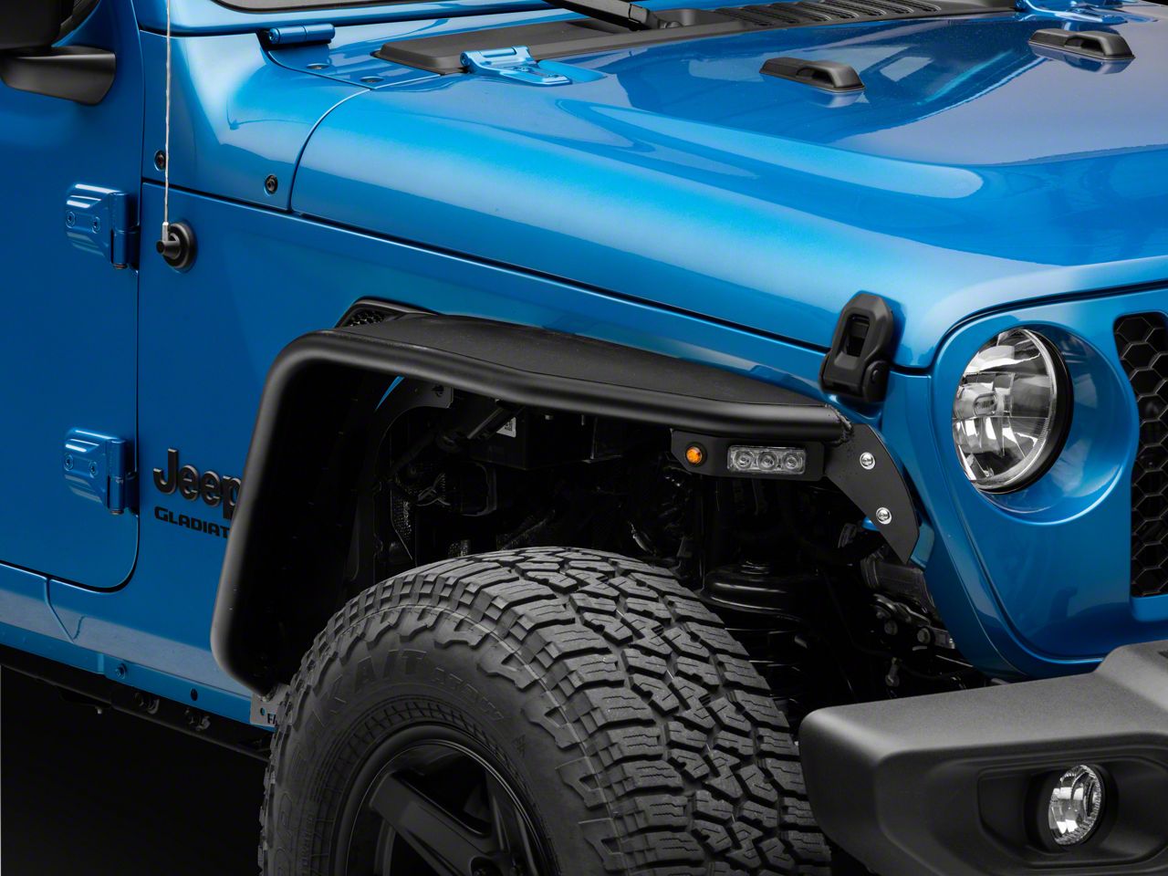 Fabtech Front Steel Tube Fenders (20-23 Jeep Gladiator JT)