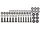 Jeep Licensed by RedRock Replacement Rubi Rail Hardware Kit for JG19326 Only (20-24 Jeep Gladiator JT)