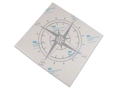 SpeedForm Compass Decal; Matte Black (Universal; Some Adaptation May Be Required)