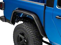 Rear Tube Fenders; Textured Black (20-21 Jeep Gladiator JT)