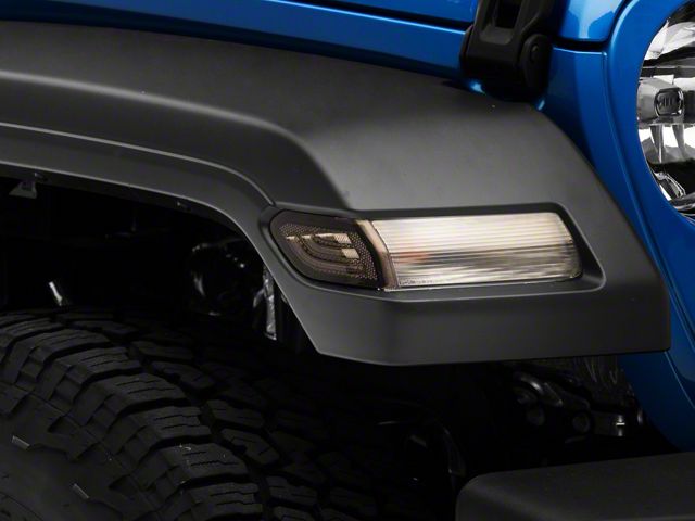 LED Side Marker Lights; Smoked (20-24 Jeep Gladiator JT)
