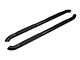 RedRock 4-Inch Oval Curved Side Step Bars; Semi-Gloss Black (20-24 Jeep Gladiator JT)