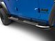 RedRock 4-Inch Oval Curved Side Step Bars; Semi-Gloss Black (20-24 Jeep Gladiator JT)