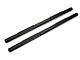 RedRock 4-Inch Oval Straight Side Step Bars; Textured Black (20-24 Jeep Gladiator JT)