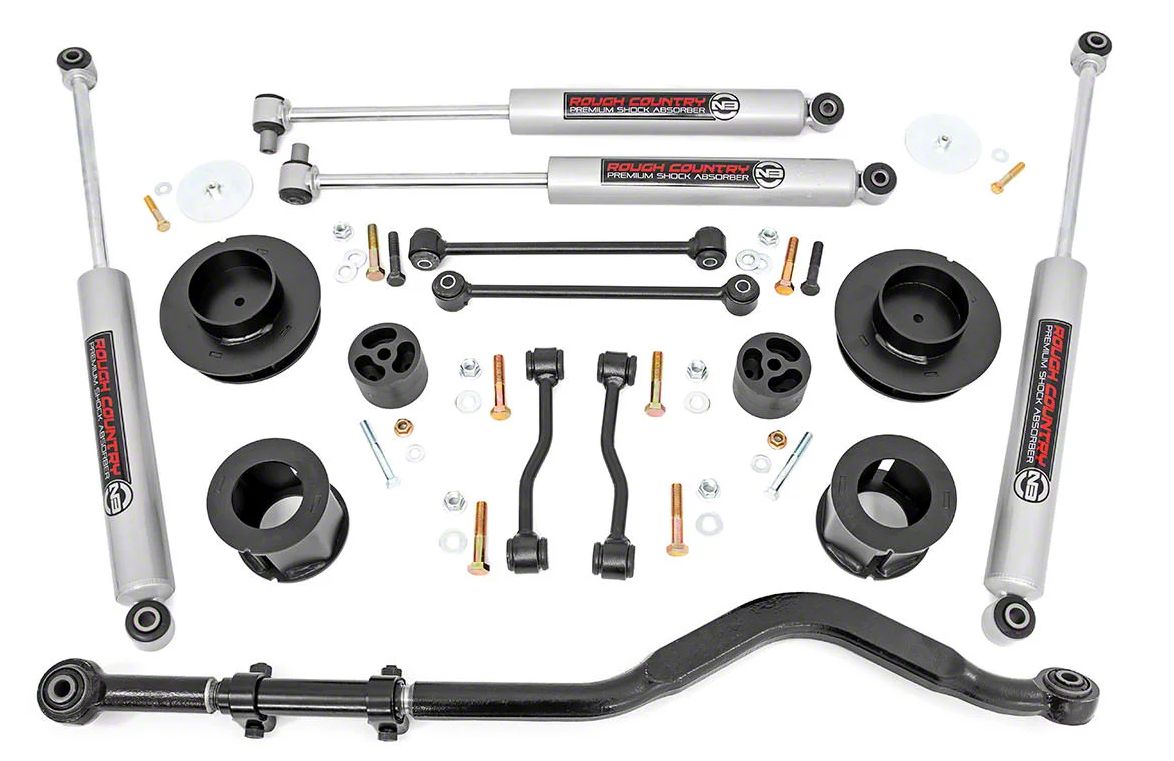 Rough Country Jeep Gladiator 3.50Inch Suspension Lift Kit with Premium N3 Shocks 63730 (2024