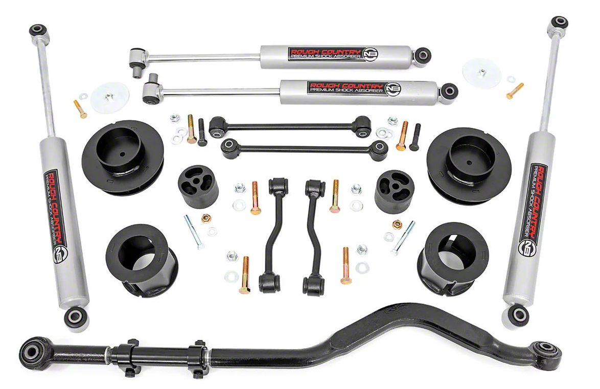 Rough Country Jeep Gladiator 3.50-Inch Suspension Lift Kit with Premium ...