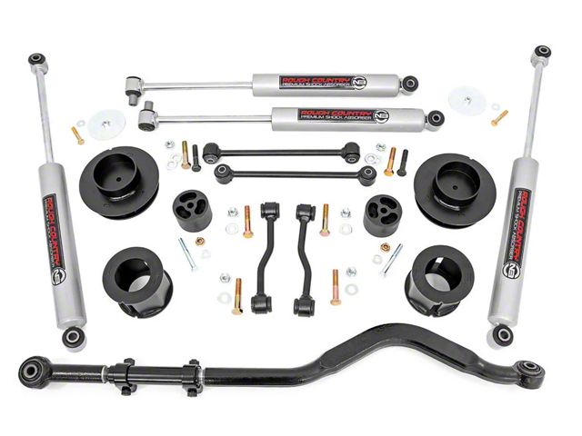 Rough Country 3.50-Inch Suspension Lift Kit with Premium N3 Shocks (20-24 Jeep Gladiator JT)