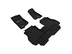 3D MAXpider Elegant Perfect Fit Carpet Front and Rear Floor Liners; Black (20-23 Jeep Gladiator JT)