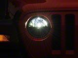 Raxiom Axial Series 7-Inch LED Headlights; Black Housing; Clear Lens (20-26 Jeep Gladiator JT)