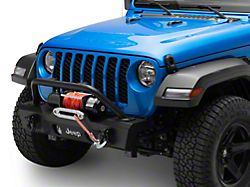 Officially Licensed Jeep HD Stubby Front Bumper with Backlight LED Jeep Logo (20-23 Jeep Gladiator JT)