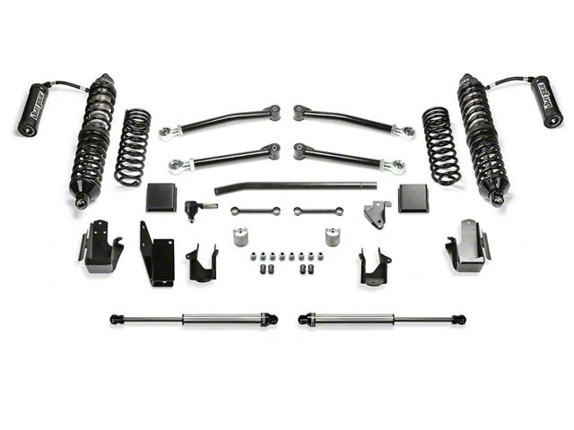Fabtech 5-Inch Trail Suspension Lift Kit with Front Dirt Logic 2.5 Reservoir Coil-Overs and Rear Dirt Logic 2.25 Shocks (20-24 3.0L EcoDiesel Jeep Gladiator JT)
