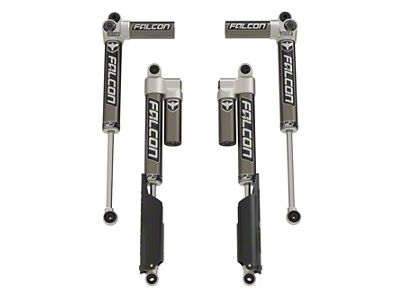 Falcon Shocks SP2 3.1 Piggyback Front and Rear Shocks for 2 to 3-Inch Lift (20-24 3.6L Jeep Gladiator JT, Excluding Mojave)