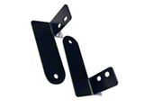 4x4 Attitude Antenna Mount Brackets; Textured Black (20-23 Jeep Gladiator JT)