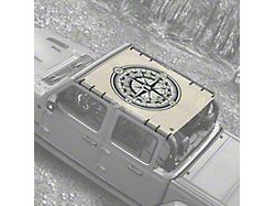 4x4 Attitude Sunshade; Compass Nautical (20-23 Jeep Gladiator JT)