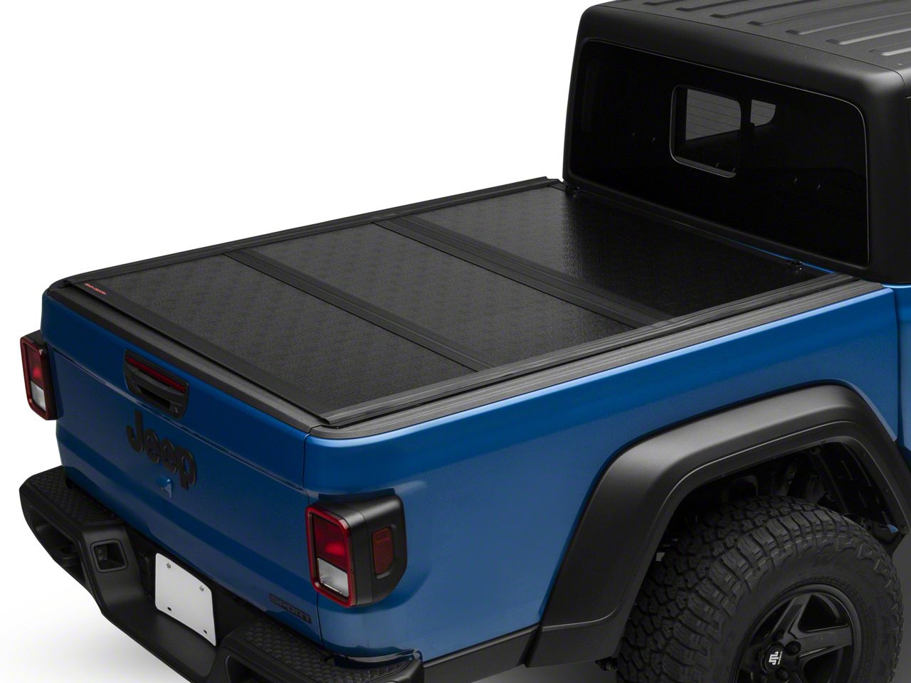 Rough Country Jeep Gladiator Low Profile Hard TriFold Tonneau Cover