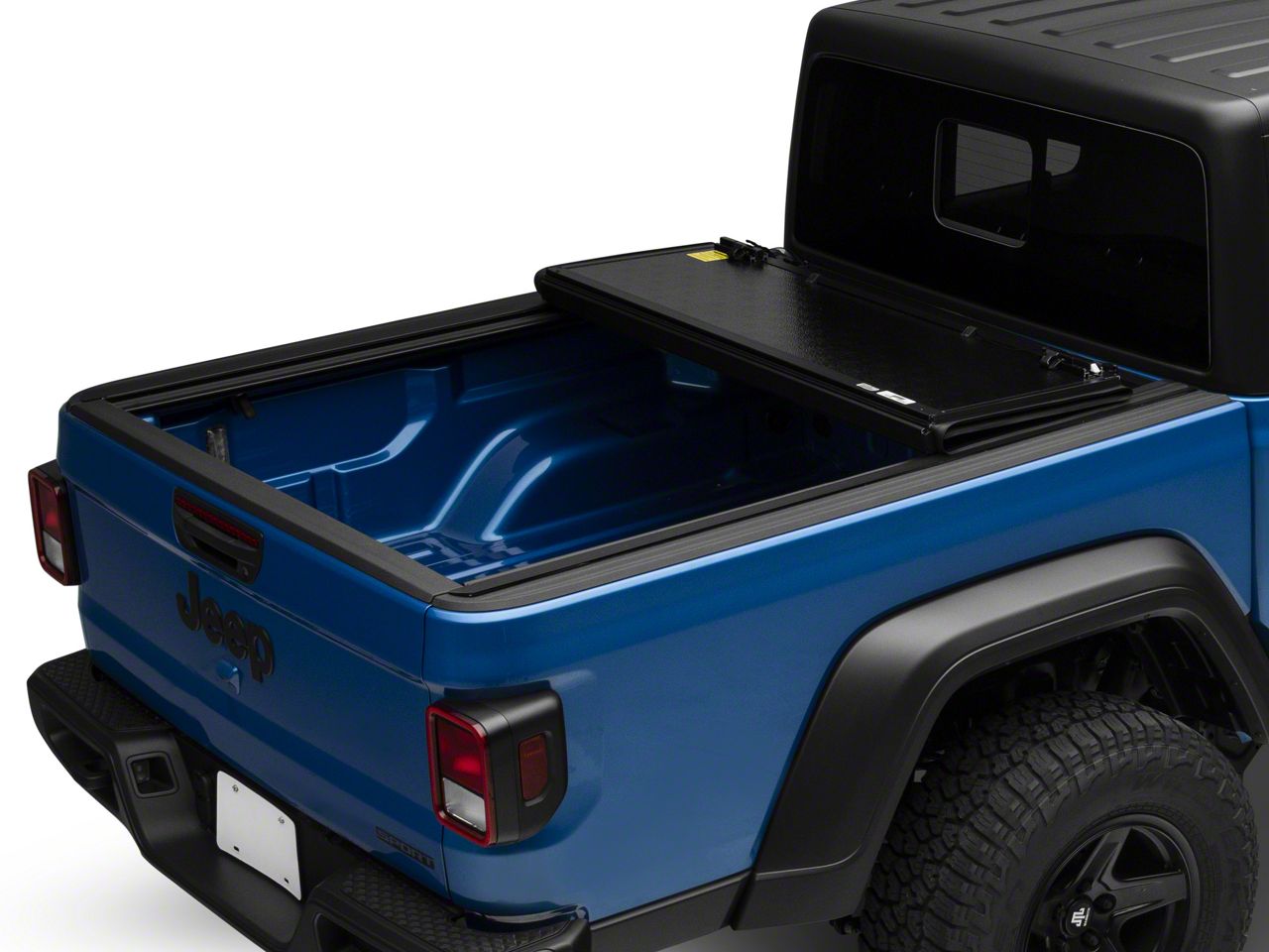 Rough Country Jeep Gladiator Low Profile Hard TriFold Tonneau Cover